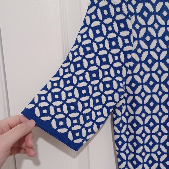 Talbots Geometric Dress - Picture 6 of 10